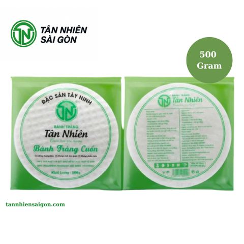 Bánh Tráng Cuốn Tân Nhiên 500gr Size 22cm - Bánh Nhúng Nước Dẻo Ngon, Đậm Hương Vị Truyền Thống Việt