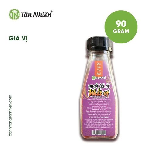 Muối Tỏi Ớt Nhất Vị Tân Nhiên 90g - Hương Vị Đậm Đà Cho Món Ăn, Dùng Để Nêm, Ướp Hoặc Ăn Với Trái Cây
