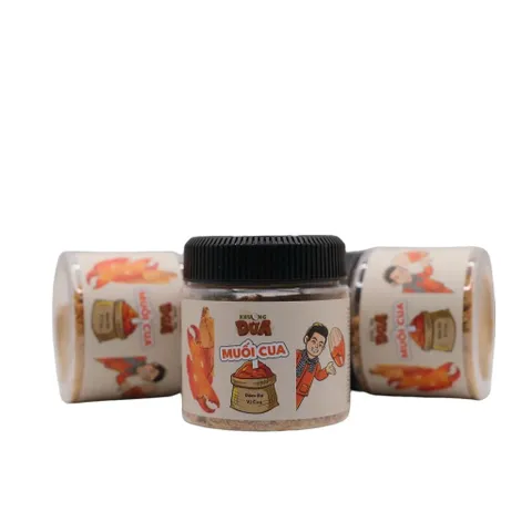 Muối Cua Khương Dừa 120G - Vị Cua Nguyên Chất, Cay Mặn Ngọt Hài Hòa, Phù Hợp Để Chấm, Trộn, Ướp Món Ăn