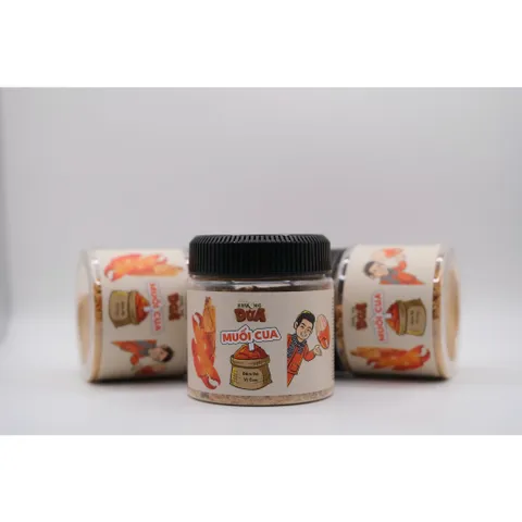 Muối Cua Khương Dừa 120G - Vị Cua Nguyên Chất, Cay Mặn Ngọt Hài Hòa, Phù Hợp Để Chấm, Trộn, Ướp Món Ăn