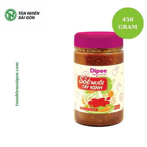 Sốt Muối Chấm Tây Ninh Dipee 450GRAM - Gia Vị Chấm Ngon Cho Hải Sản, Trái Cây, Thịt Nướng, Hương Vị Đậm Đà, Cay Ngọt Thơm Ngon
