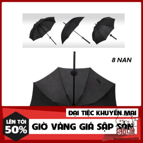 Ô Dù Katana Cao Cấp Chống Nắng Mưa - Thiết Kế Kiếm Nhật Sang Trọng, Siêu Bền, Chất Lượng Hàng Đầu Sanami Fishing