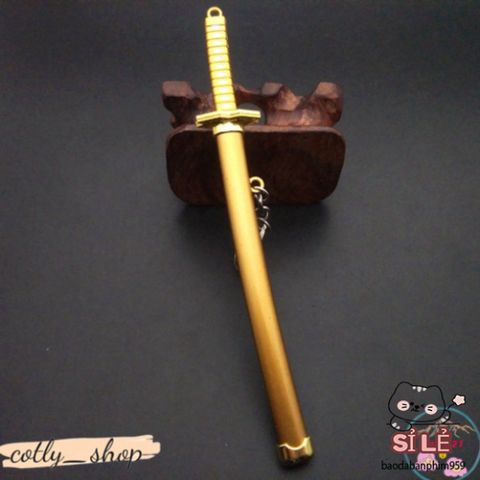 Móc Khóa Katana Zoro Law One Piece 16cm Bằng Kim Loại Không Gỉ - Quà Tặng Anime Độc Đáo Cho Fan Hâm Mộ Văn Hóa Nhật Bản