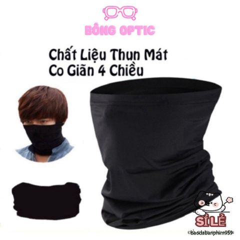 Khăn Phượt Đa Năng Chống Nắng và Bụi Màu Đen - Phụ Kiện Thời Trang Độc Đáo Cho Các Chuyến Đi Ngoài Trời