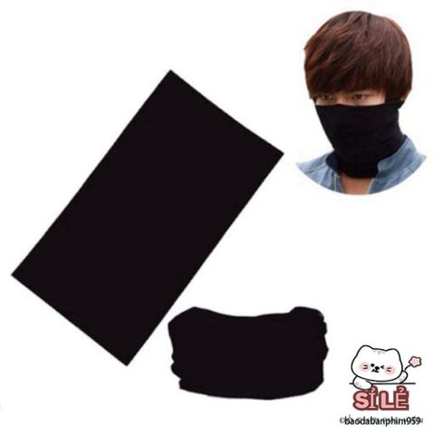 Khăn Phượt Đa Năng Chống Nắng và Bụi Màu Đen - Phụ Kiện Thời Trang Độc Đáo Cho Các Chuyến Đi Ngoài Trời