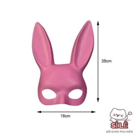 Mặt Nạ Halloween Hình Tai Thỏ Trắng Đen - Phụ Kiện Hóa Trang Thú Vị, Dành Cho Tiệc Hóa Trang và Sự Kiện Halloween