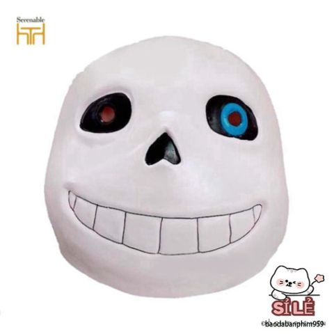 Mặt nạ Hóa trang Undertale Sans Toàn Đầu - Phụ Kiện Cosplay Halloween Chất Lượng Cao, Dễ Dàng Điều Chỉnh Kích Thước, Đồ Nghệ Thuật Mới Lạ