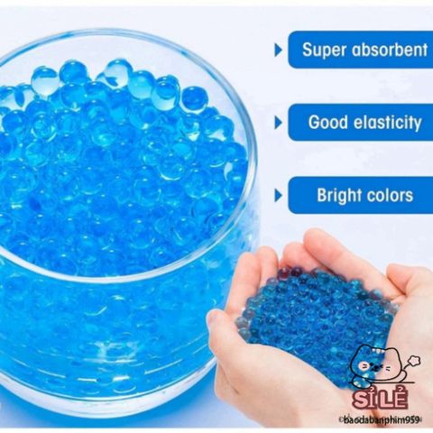 Bộ 5 GÓI Hạt Nở Trang Trí Hoa Cao Cấp - 2500 Viên 7-8mm, Dẻo Dai, Hút Nước Hiệu Quả, Tạo Kiểu Hoa Đẹp Cho Không Gian Sống