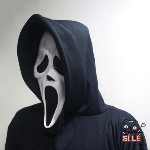 Mặt nạ Ghostface Halloween - Thiết kế độc đáo cho bữa tiệc hóa trang, tạo không khí kinh dị vui nhộn, phù hợp mọi lứa tuổi