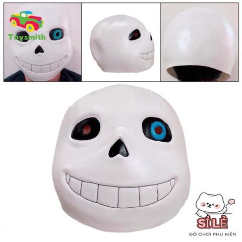 Mặt Nạ Toàn Đầu Undertale Sans - Phụ Kiện Cosplay Halloween Latex Độc Đáo, Hóa Trang Nam Nữ Hấp Dẫn cho Tiệc Tùng