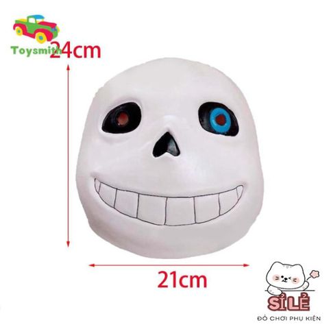 Mặt Nạ Toàn Đầu Undertale Sans - Phụ Kiện Cosplay Halloween Latex Độc Đáo, Hóa Trang Nam Nữ Hấp Dẫn cho Tiệc Tùng