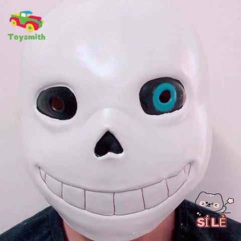 Mặt Nạ Toàn Đầu Undertale Sans - Phụ Kiện Cosplay Halloween Latex Độc Đáo, Hóa Trang Nam Nữ Hấp Dẫn cho Tiệc Tùng