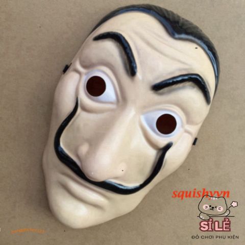 Mặt Nạ Queen Salvador Dali - Money Heist La Casa De Papel - Phụ Kiện Hóa Trang Độc Đáo Cho Halloween & Tiệc Hóa Trang