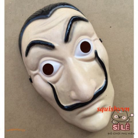Mặt Nạ Queen Salvador Dali - Money Heist La Casa De Papel - Phụ Kiện Hóa Trang Độc Đáo Cho Halloween & Tiệc Hóa Trang