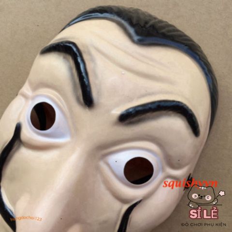 Mặt Nạ Queen Salvador Dali - Money Heist La Casa De Papel - Phụ Kiện Hóa Trang Độc Đáo Cho Halloween & Tiệc Hóa Trang
