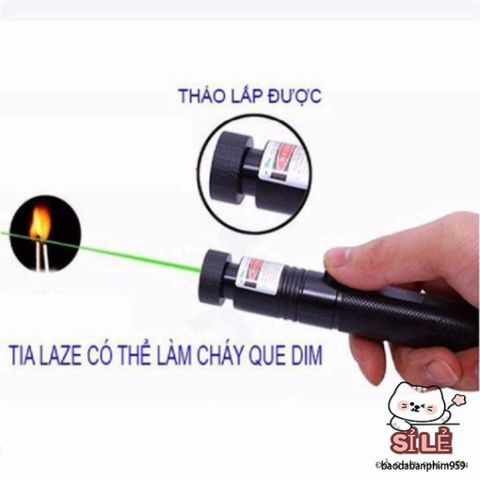 Đèn Pin Laser 303 Chính Hãng - Tia Sáng Xanh Sắc Nét, Đèn Chiếu Sáng Cao Cấp Cho Du Lịch, Giải Trí và Trình Chiếu