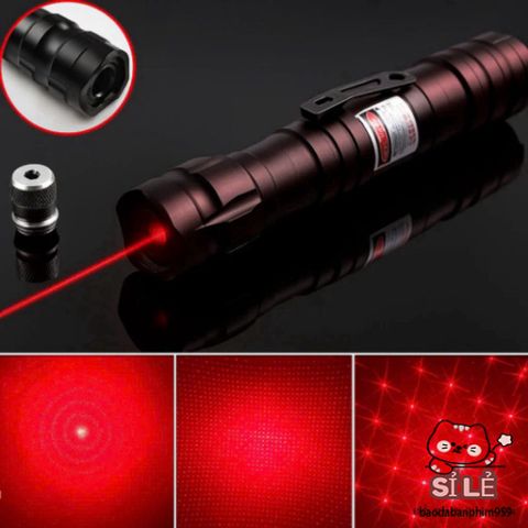 Đèn Pin Laser Đa Màu 303 & 009 - Chiếu Xa 2000M, Công Suất 50mW/500mW, Kèm Hiệu Ứng Ánh Sáng Vạn Hoa - Phụ Kiện và Pin Sạc