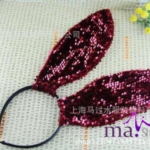Tai Thỏ Lấp Lánh - Đồ Hóa Trang Nữ Dễ Thương, Phụ Kiện Tiệc Tùng Lấp Lánh Cho Mọi Độ Tuổi