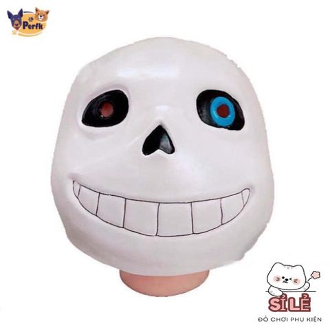 Mặt nạ Cosplay Undertale Sans - Phụ kiện Halloween và Lễ Hội Độc Đáo, Đồ Trang Trí Mardi Gras, Chất Liệu Cao Su Bền Bỉ