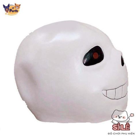 Mặt nạ Cosplay Undertale Sans - Phụ kiện Halloween và Lễ Hội Độc Đáo, Đồ Trang Trí Mardi Gras, Chất Liệu Cao Su Bền Bỉ