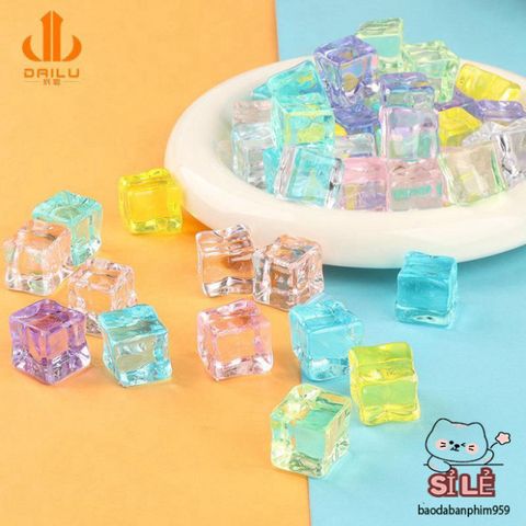 Bộ 10 Mô Hình Đá Dạ Quang DQ-22 - Phụ Kiện Tiểu Cảnh Sen Đá, Hồ Cá & Bonsai - Trang Trí Độc Đáo Phát Sáng Ban Đêm
