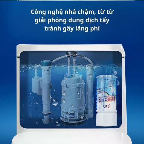 Cốc Tẩy Vệ Sinh Bồn Cầu Dạng Nước - Giữ Sạch Bồn Cầu Thơm Mát, Tiện Lợi, Khử Trùng Tối Đa - An Toàn Cho Gia Đình