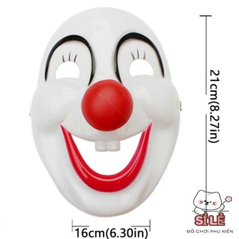 Mặt Nạ Chú Hề Halloween PVC Đáng Sợ - Phụ Kiện Hóa Trang Vui Nhộn Cho Tiệc Hóa Trang Gia Đình, Cosplay
