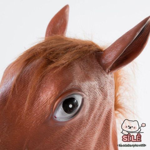 Mặt Nạ BoJack Horseman Hóa Trang - Phụ Kiện Cosplay Cho Nam Nữ, Thú Vị Cho Halloween và Tiệc Tùng