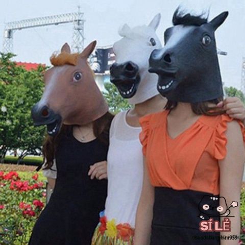 Mặt Nạ BoJack Horseman Hóa Trang - Phụ Kiện Cosplay Cho Nam Nữ, Thú Vị Cho Halloween và Tiệc Tùng
