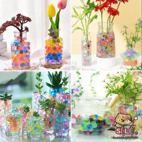 Đất Pha Lê Ma Thuật - 1000 Hạt Nở Khi Ngâm Nước, Phù Hợp Với Trang Trí Cây Cảnh và Nội Thất, Sáng Tạo Nghệ Thuật Vượt Trội
