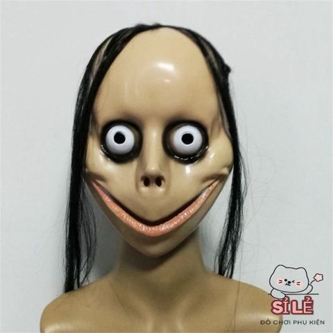 Mặt Nạ Kinh Dị Halloween Momo - Phụ Kiện Hóa Trang Độc Đáo Cho Tiệc Halloween và Lễ Hội, Vùng Đất Bóng Tối Rùng Rợn