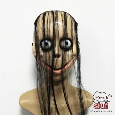 Mặt Nạ Kinh Dị Halloween Momo - Phụ Kiện Hóa Trang Độc Đáo Cho Tiệc Halloween và Lễ Hội, Vùng Đất Bóng Tối Rùng Rợn