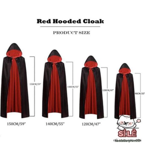 Áo Choàng Halloween Độc Đáo ANDIN - Cape Cosplay Quái Vật 59 Inch Cho Bé và Người Lớn - Hoàn Hảo Cho Tiệc và Dịp Lễ