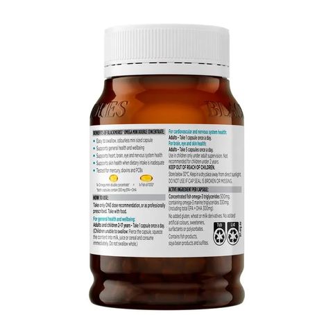 Omega Mini Double Concentrate 400 viên - Hỗ trợ sức khỏe tim mạch, cung cấp Omega-3 tự nhiên từ Úc