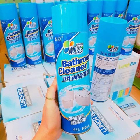 Bình Xịt Tẩy Rửa Đa Năng 500ml - Sạch Bóng, Khử Khuẩn, Hương Thơm Dễ Chịu Cho Bồn Tắm, Bồn Rửa Mặt, Nhà Vệ Sinh