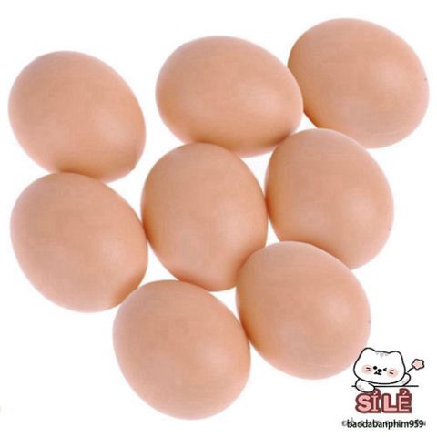 Bộ 10 Trứng Giả Mô Phỏng Gia Cầm Hatching - Đồ Chơi Sáng Tạo cho Trẻ Em, Trứng Phục Sinh Trang Trí Tiệc Lễ