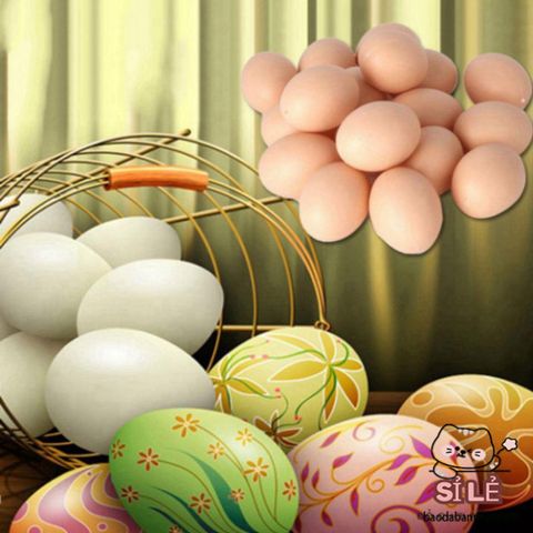 Bộ 10 Trứng Giả Mô Phỏng Gia Cầm Hatching - Đồ Chơi Sáng Tạo cho Trẻ Em, Trứng Phục Sinh Trang Trí Tiệc Lễ