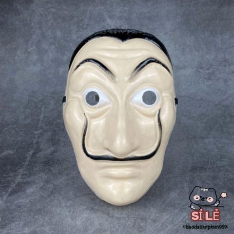 Mặt Nạ Dali Halloween - Phụ Kiện Cosplay La Casa de Papel - Quà Tặng Độc Đáo cho Người Hâm Mộ Bộ Phim Tiếng Tăm