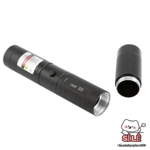 Bút Laser 303 532nm Điều Chỉnh Tiêu Điểm Màu Xanh Lá Cây - Con Trỏ Laser Mạnh Mẽ Dùng Cho Săn Bắn và Thuyết Trình