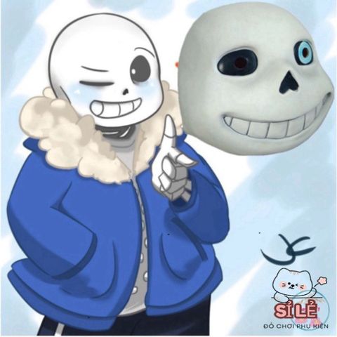 Mặt Nạ Mắt Xanh Undertale Sans - Phụ Kiện Hóa Trang Độc Đáo Cho Fan Game, Cosplay Và Tiệc Hóa Trang