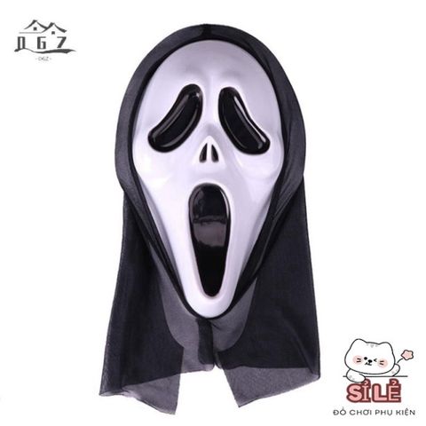 Mặt Nạ Ma Quái Halloween - Phụ Kiện Cosplay Đáng Sợ Cho Tiệc Hóa Trang - Mũ Trùm Đầu Độc Đáo, Phong Cách Ma Mị