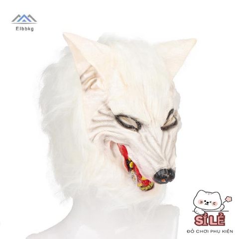 Mặt Nạ Đầu Sói Halloween với Găng Tay Cospaly Đáng Sợ - Phụ Kiện Hóa Trang Độc Đáo cho Tiệc và Lễ Hội