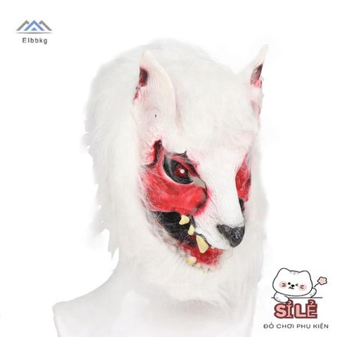 Mặt Nạ Đầu Sói Halloween với Găng Tay Cospaly Đáng Sợ - Phụ Kiện Hóa Trang Độc Đáo cho Tiệc và Lễ Hội