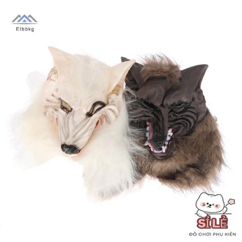Mặt Nạ Đầu Sói Halloween với Găng Tay Cospaly Đáng Sợ - Phụ Kiện Hóa Trang Độc Đáo cho Tiệc và Lễ Hội