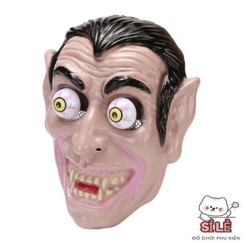 Mặt Nạ Đầu Lâu QINMBOOKS - Mặt Nạ Halloween Đáng Sợ 3D Thực Tế, Quà Tặng Hóa Trang Ma, Zombine, Cosplay Chú Hề Joker