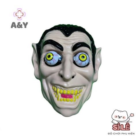 Mặt Nạ Ma Cà Rồng Halloween Đầu Lâu - Phụ Kiện Trang Điểm Kinh Dị Cho Tiệc Hóa Trang, Trò Chơi Nhập Vai, Tạo Hiệu Ứng Kinh Dị ấn Tượng