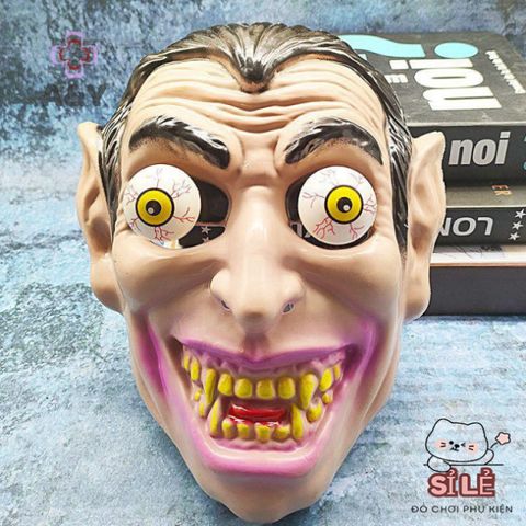 Mặt Nạ Ma Cà Rồng Halloween Đầu Lâu - Phụ Kiện Trang Điểm Kinh Dị Cho Tiệc Hóa Trang, Trò Chơi Nhập Vai, Tạo Hiệu Ứng Kinh Dị ấn Tượng