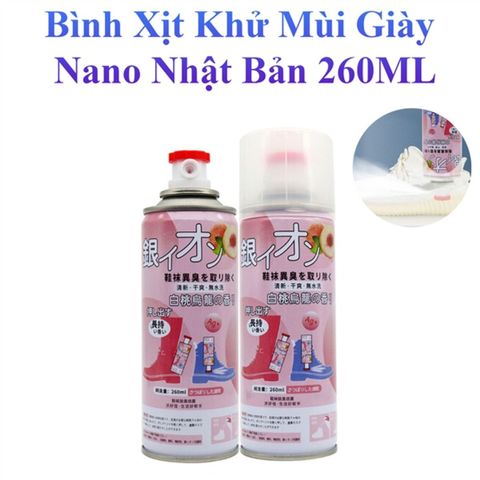 Chai Xịt Khử Mùi Chống Khuẩn Giày 1CK106710 – Tiêu Diệt Nấm Mốc Hiệu Quả, An Toàn Cho Da, Tiện Lợi Dùng Hàng Ngày