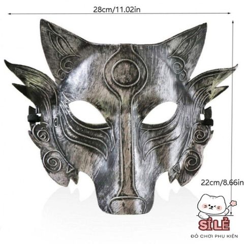 Mặt Nạ Sừng Dê Halloween - Đạo Cụ Cosplay Độc Đáo, Phụ Kiện Tiệc Tùng Bí Ẩn Dành Cho Tất Cả Giới Tính