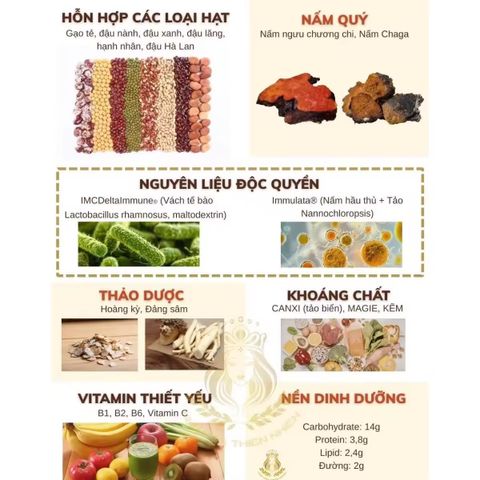 Ngũ Cốc Vị Trà Xanh VHEALTH - Thực Phẩm Bổ Sung Dinh Dưỡng Hỗ Trợ Giảm Cân, Tiêu Hóa & Miễn Dịch - 25g x 20 Gói